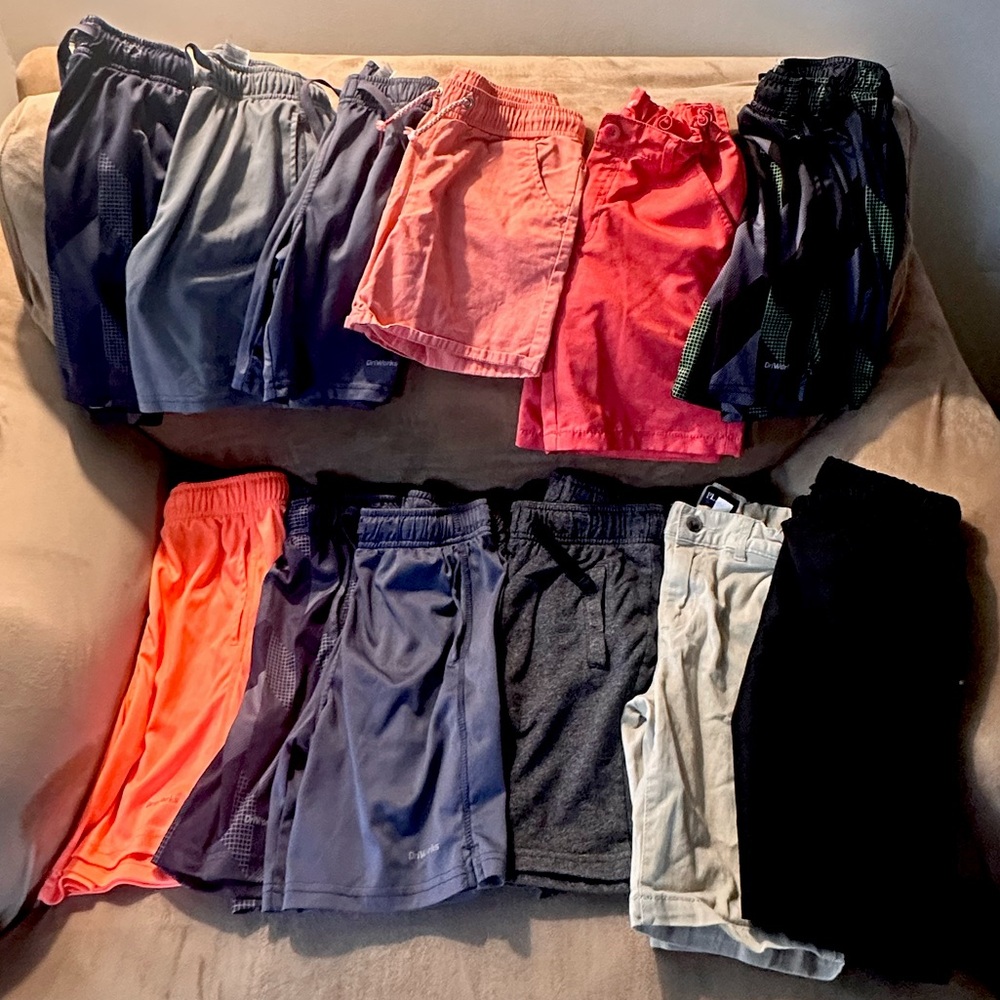 Lot of boys size 8 medium shorts